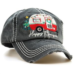 CHRISTMAS Happy Camper Hat